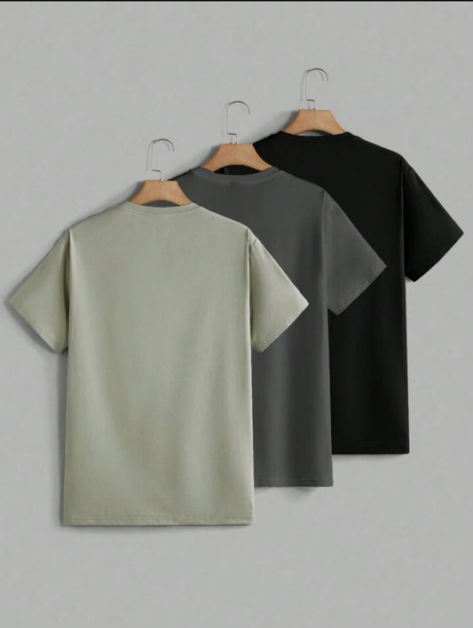 Miraki Pack of 3 Half Sleeve Round Neck T-Shirts MIRP3RTS6